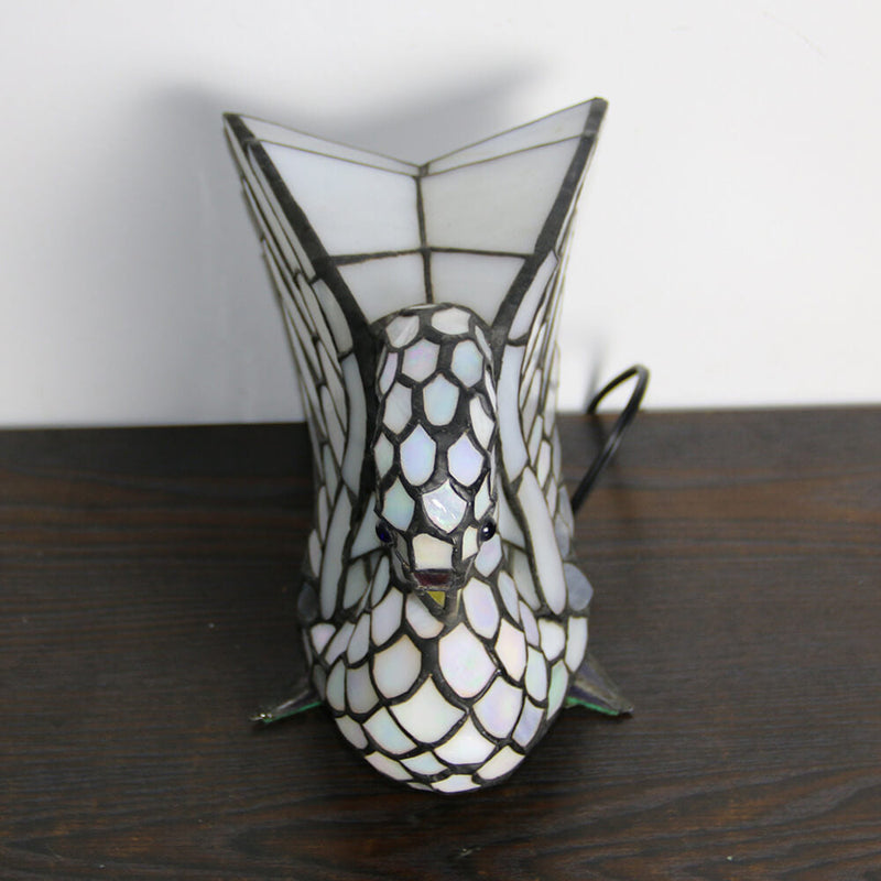 Tiffany Kreative Tier Buntglas 1-Licht Dekorative Tischlampe 