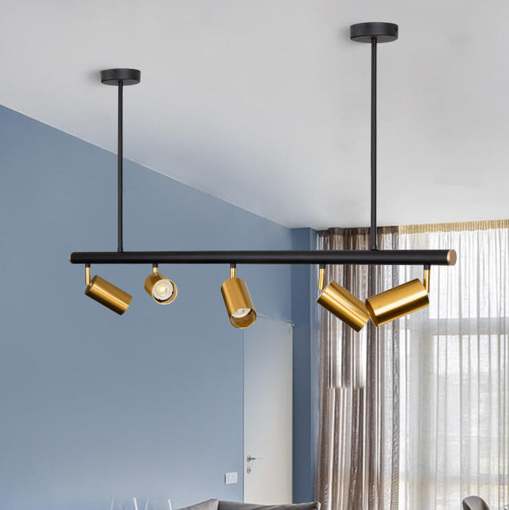 Modern Luxury Long Strip Spotlight 3/5 Light Chandelier