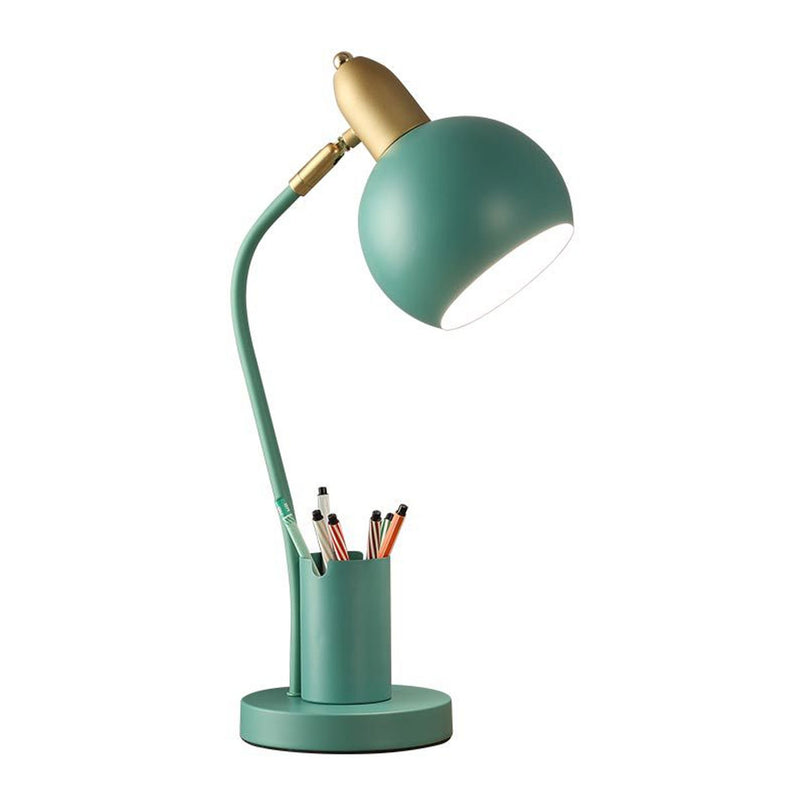 Lampe de table 1 lumière avec barillet de stylo pour étudiant en couleur unie simple 