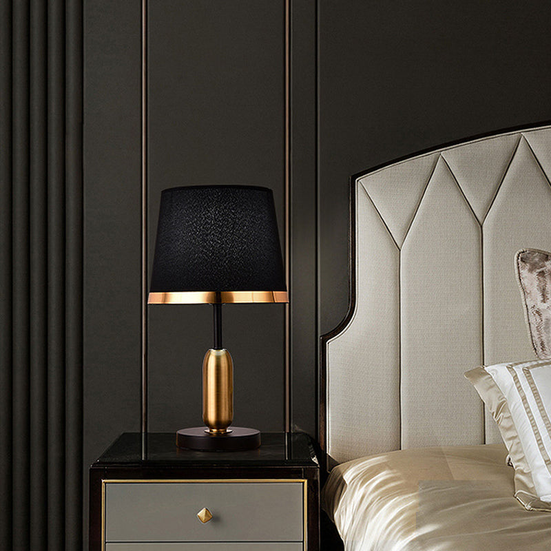 Lampe de Table 1 Lumière en Tissu Rétro Européen 