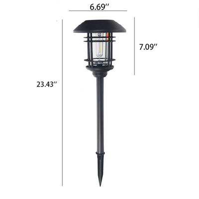 Modern Mid-century Solar Outdoor Waterproof Stainless Steel LED Outdoor Lawn Decorative Ground Plug Light
