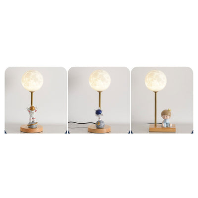Lampe de table décorative à 1 lumière imprimée en 3D Nordic Creative 