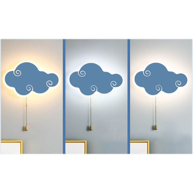 Modern Nordic Simple Cloud Cartoon Design LED Wall Sconce Lamp