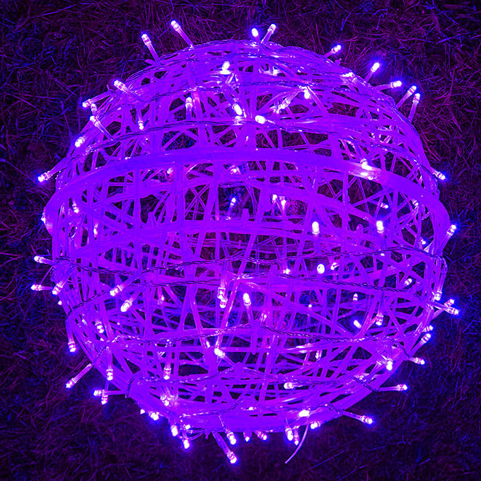 Boule enchevêtrée LED extérieure étanche décorative pour jardin 