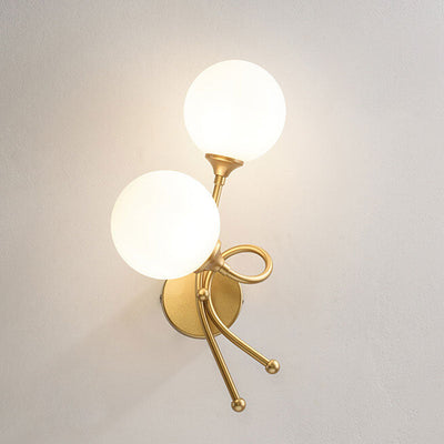 Modern Minimalist Knot Shape Design 2-Light Wall Sconce Lamp