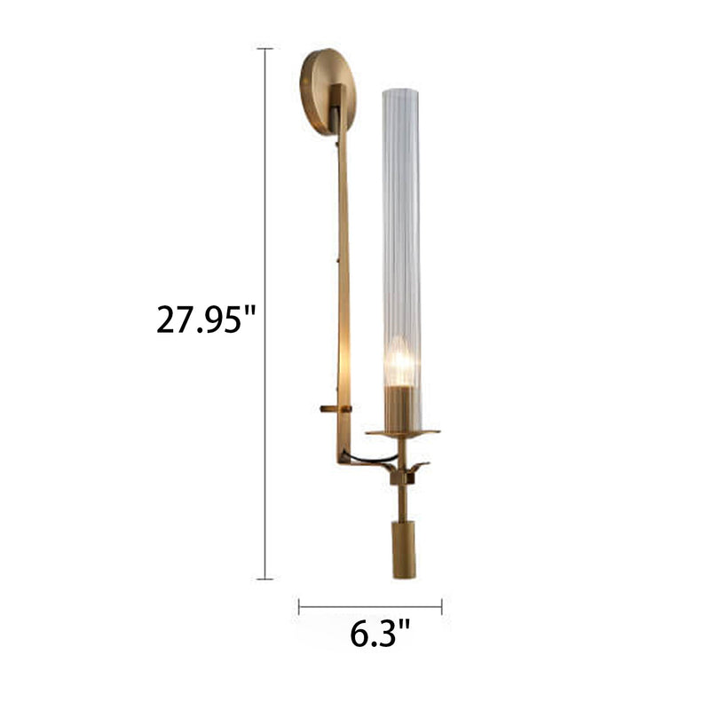 Modern Light Luxury All Copper 1-Light Wandleuchte 