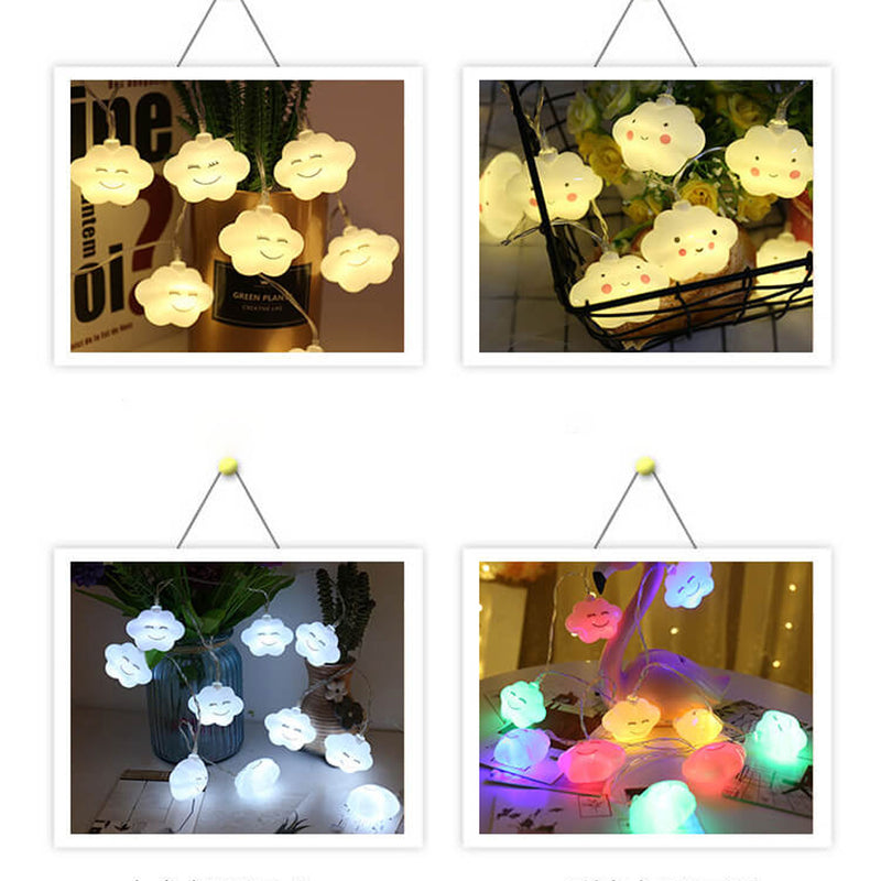 Guirlande lumineuse LED à piles 10/20 lumières pour décoration festive intérieure 