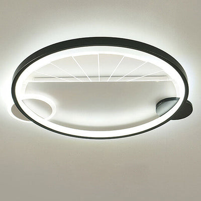 Modern Minimalist Creative Geometric Splicing Design LED Flush Mount Light