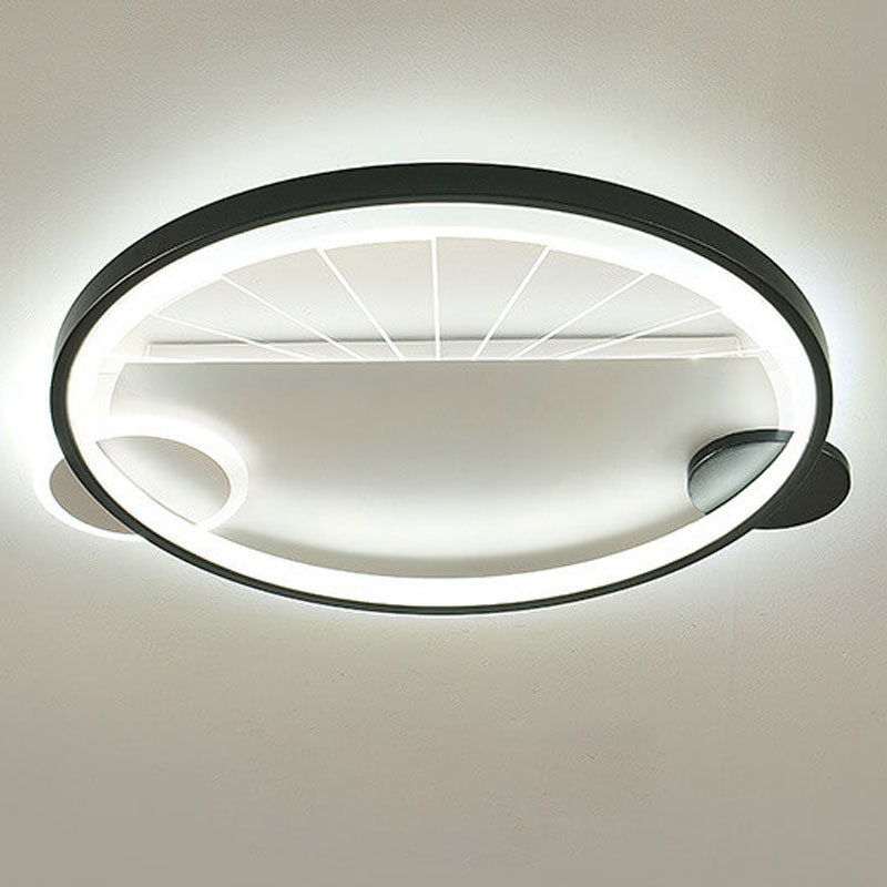 Modern Minimalist Creative Geometric Splicing Design LED Flush Mount Light