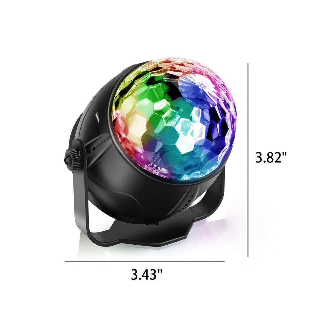 Lumière de fête USB Magic Ball LED Disco Couleurs clignotantes pour scène 