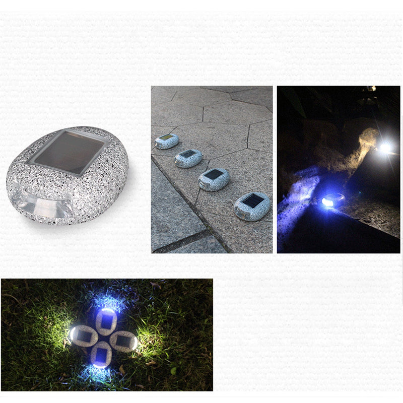 Outdoor Solar Resin Imitation Stone LED Buried Light