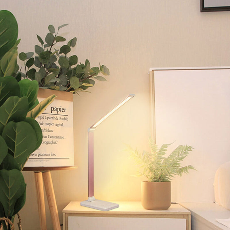 Lampe de bureau LED tactile dimmable créative nordique pliable 