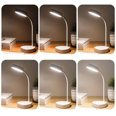 Lampe de table LED pliable à 1 lumière avec chargement USB créatif 