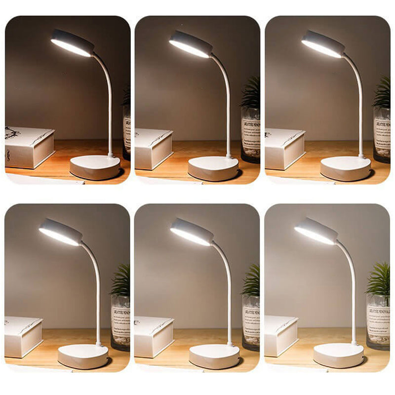 Lampe de table LED pliable à 1 lumière avec chargement USB créatif 