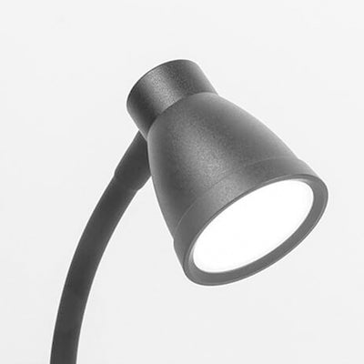 Moderne schwarze Metall-Typ-C LED tragbare Tischlampe 