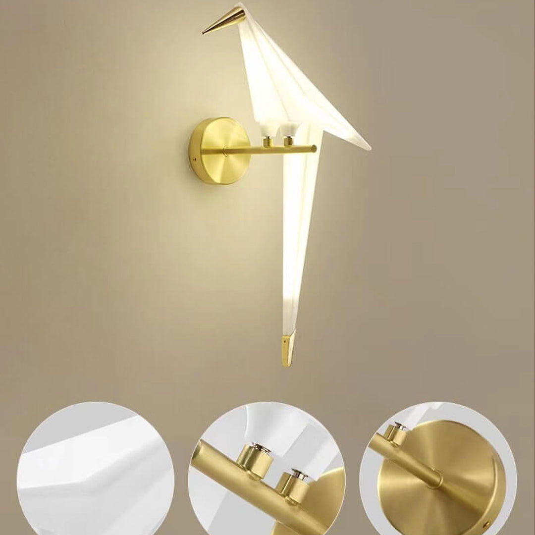 Lampe murale LED Modern Creative Thousand Paper Cranes 