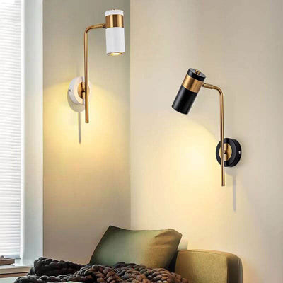 Modern Minimalist Spotlight Rotatable Iron LED Wall Sconce Lamp