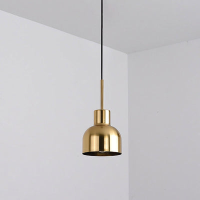 Industrial Iron Simple Bell Shade Design 1-Licht-Pendelleuchte 