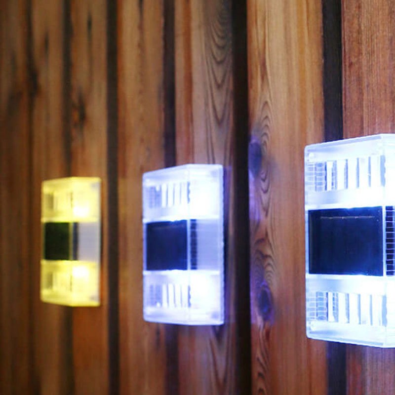 Applique murale solaire carrée haut et bas à LED, luminaire décoratif d&