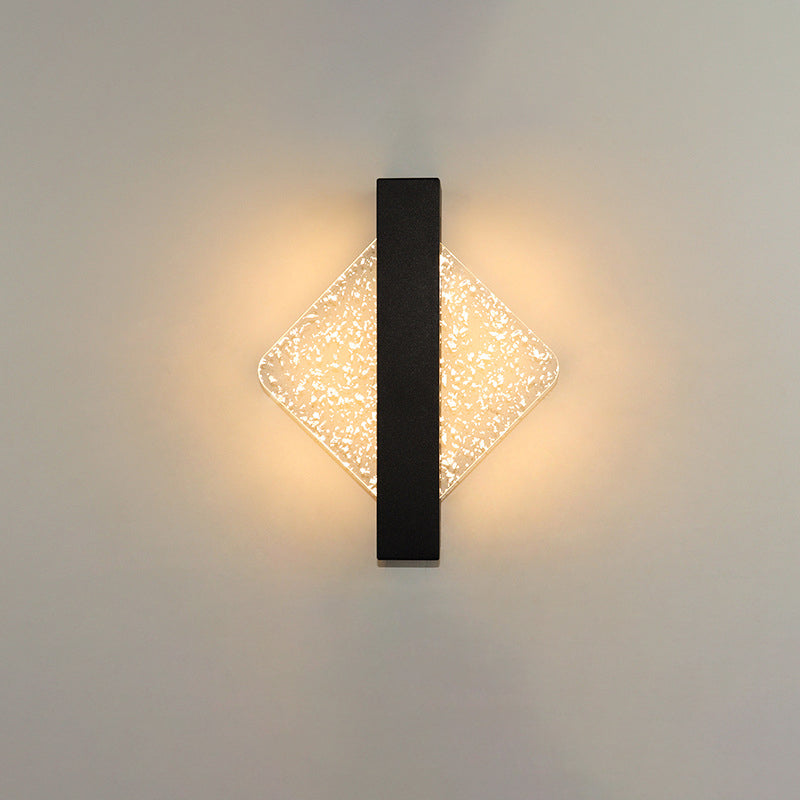 تصميم مبتكر من الأكريليك المتشقق لمصباح حائط LED 