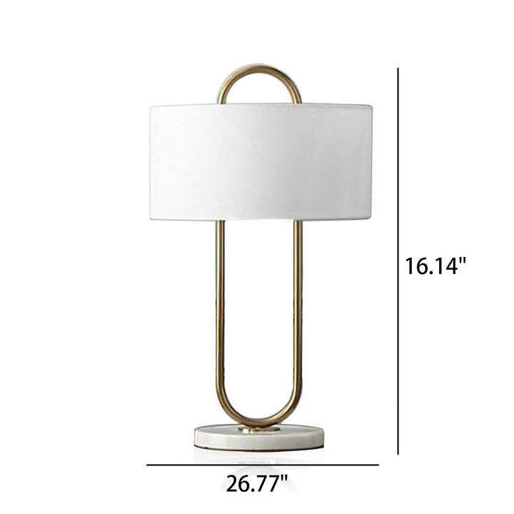 Modern Minimalist Creative Oval Ring Design 1-Light Table Lamp