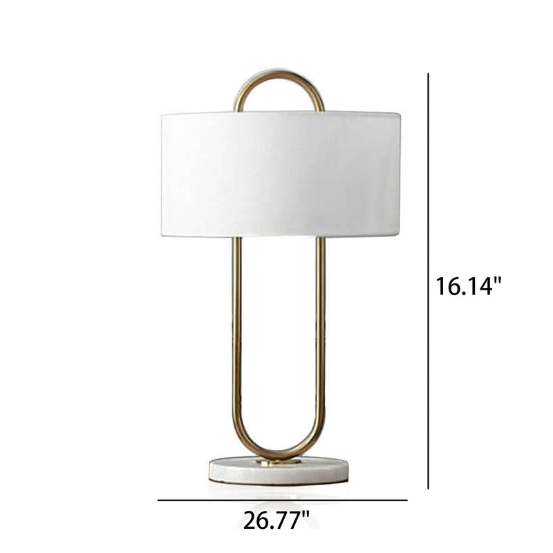 Modern Minimalist Creative Oval Ring Design 1-Light Table Lamp
