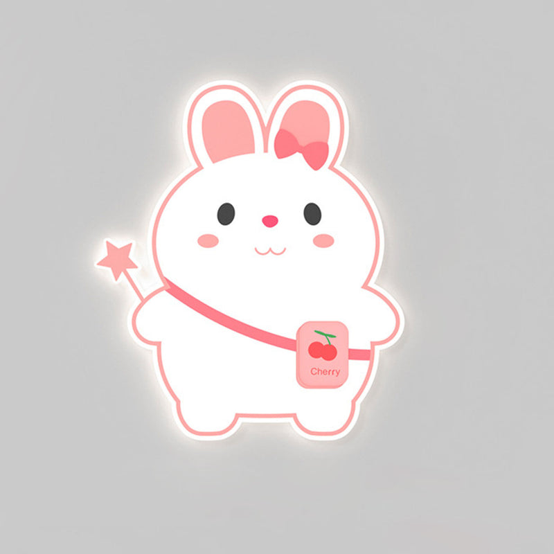 Kreative Cartoon-Kaninchen-Einhorn-Kind-LED-Wandleuchte-Lampe