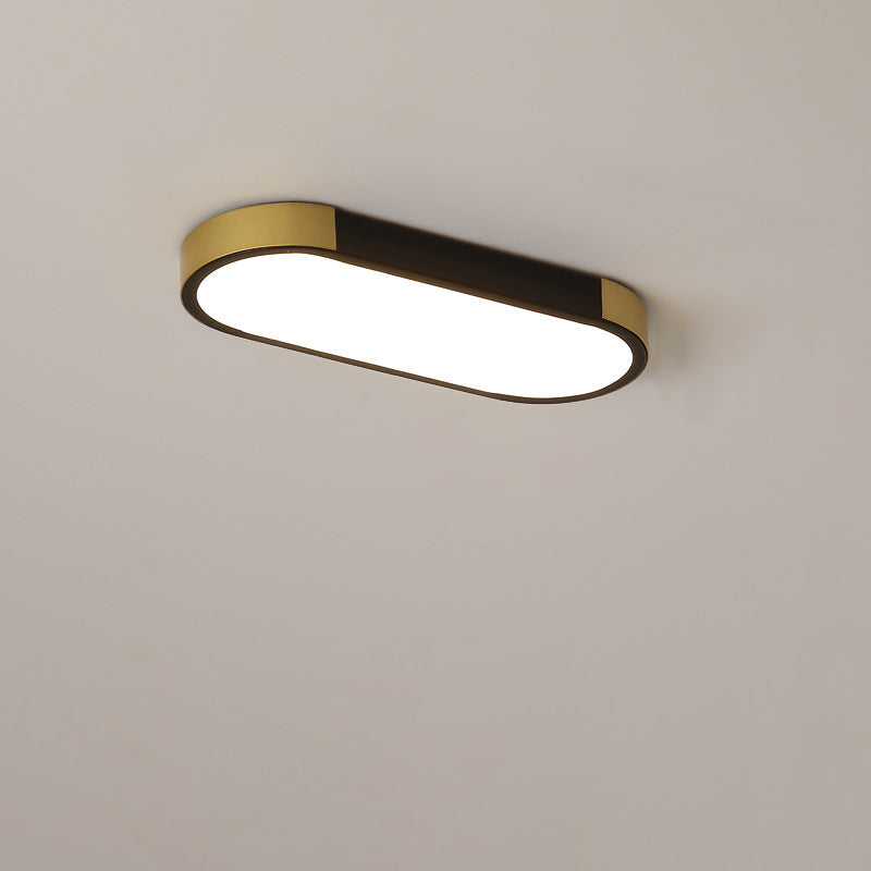 ضوء سقف مثبت بتصميم حديث بسيط على شكل حلقة مستطيلة LED 