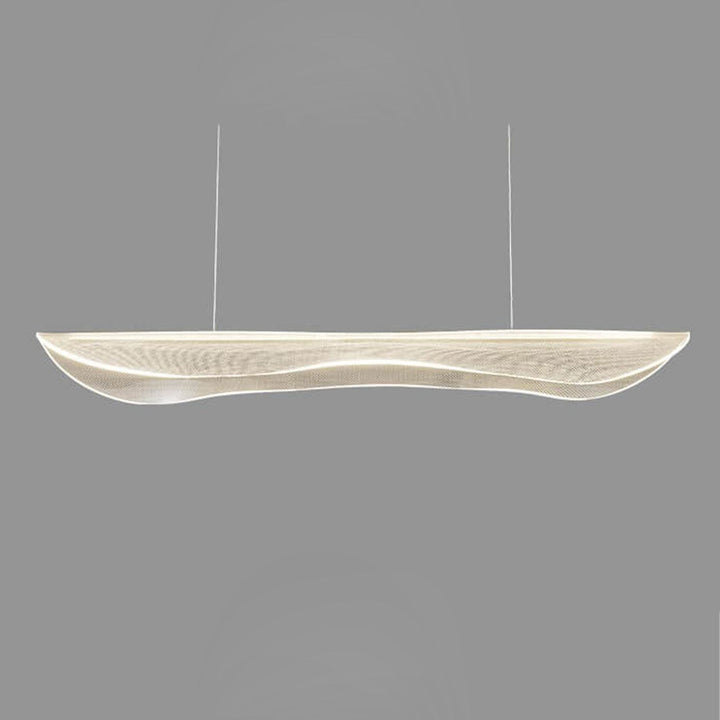Modern Light Luxury Acrylic Long Leaf Design Island Light LED Chandelier