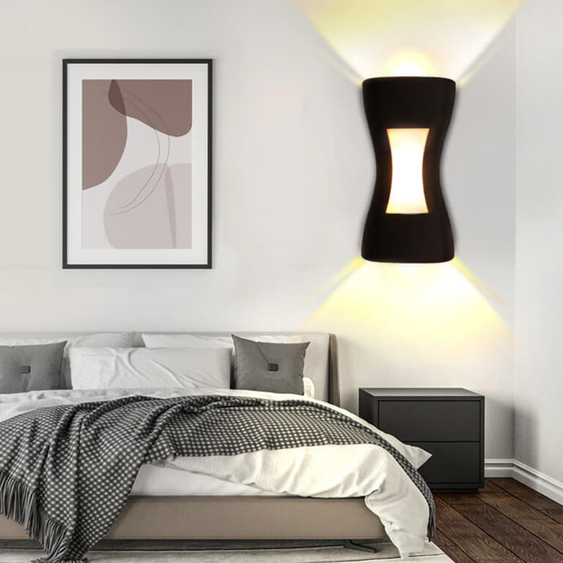 Conception moderne de lampe murale LED créative en aluminium étanche 
