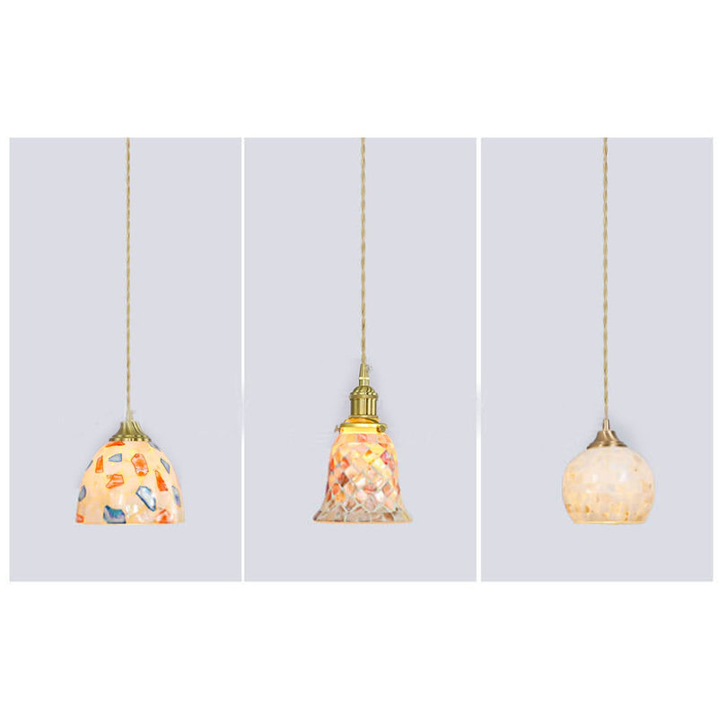 Nordic Simple Shell Drei Designs 1-Licht-Pendelleuchte 