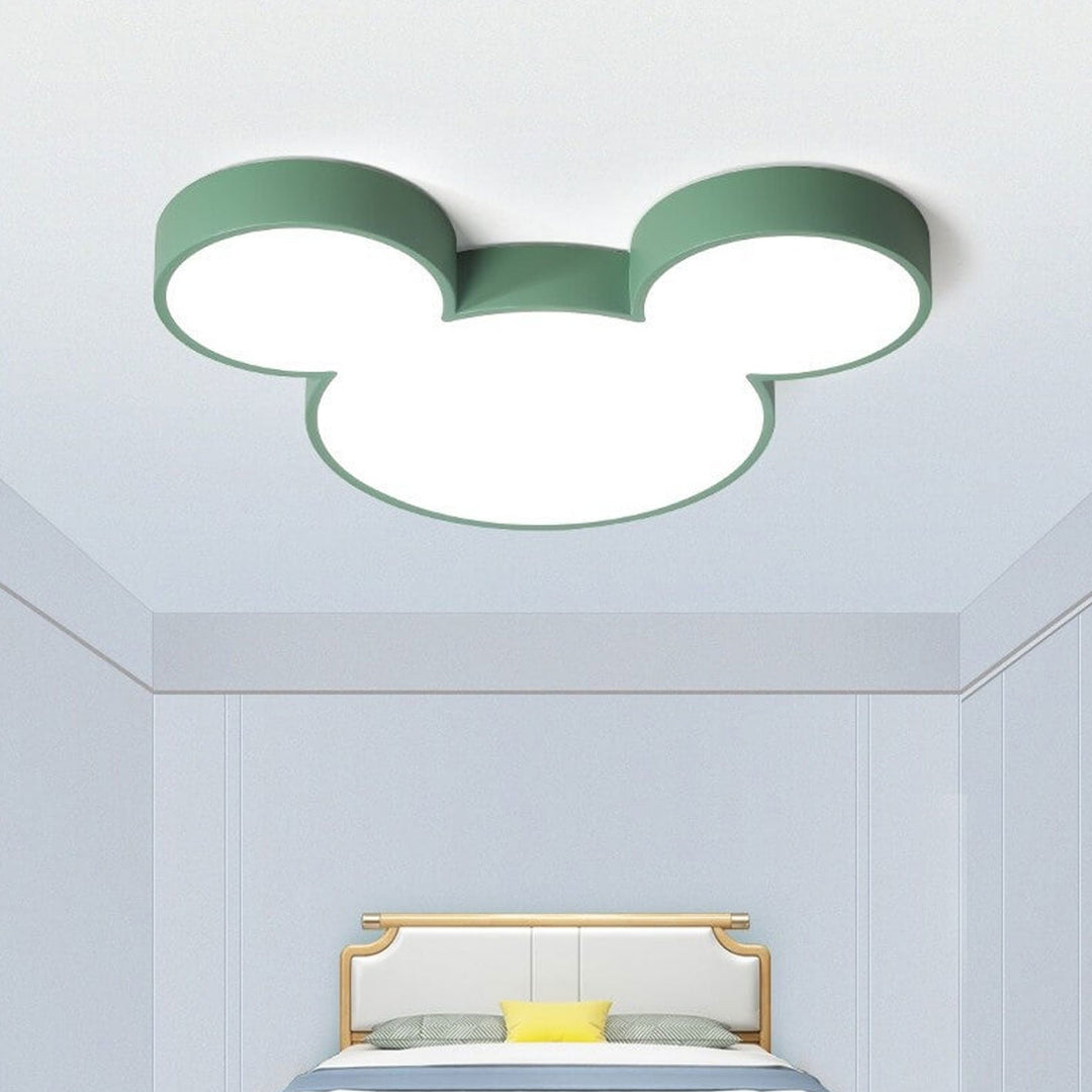 Moderne kreative flache LED-Deckenleuchte im Cartoon-Maus-Design für Wohnzimmer &amp; Schlafzimmer 