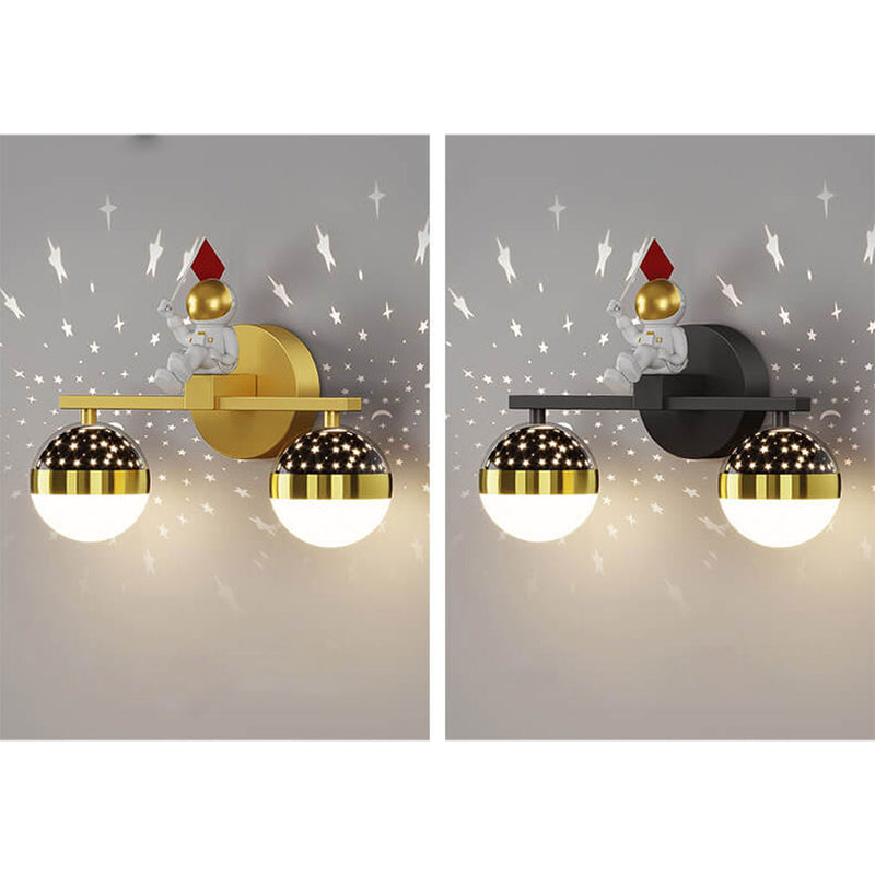 Nordic Creative Astronaut Planet Spotlight LED Wall Sconce Lamp