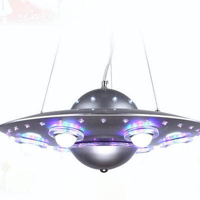 ثريا أطفال LED على شكل طبق طائر كرتوني مبتكر 