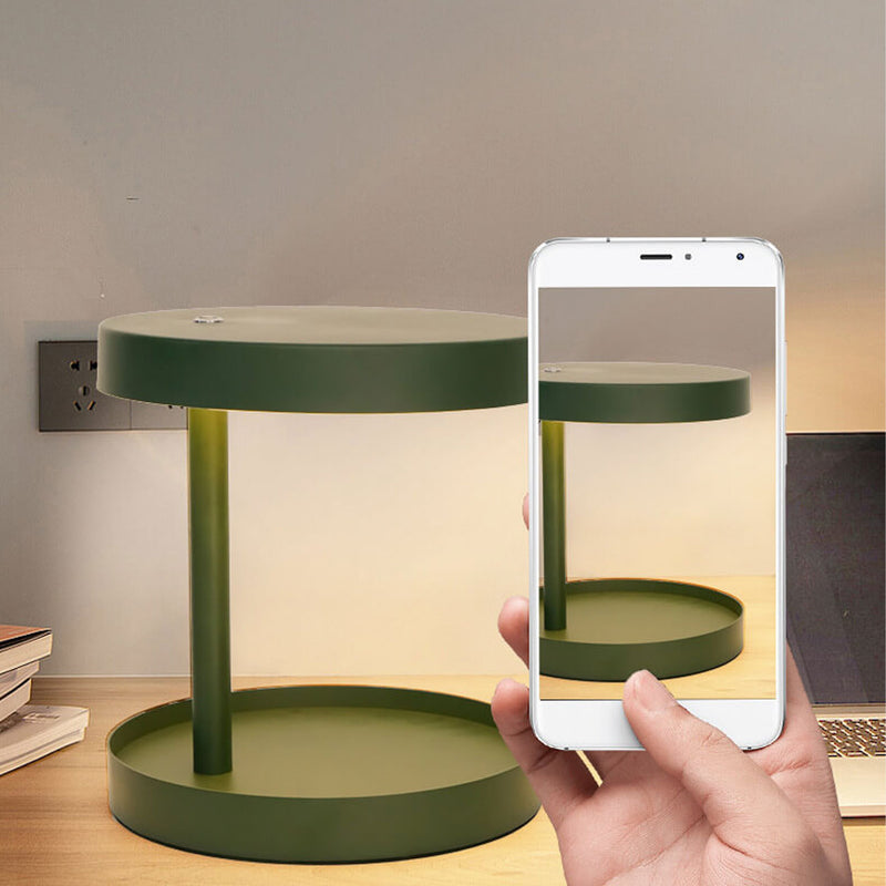 Nordic Minimalist Barbell Design Iron Acrylic  LED Table Lamp