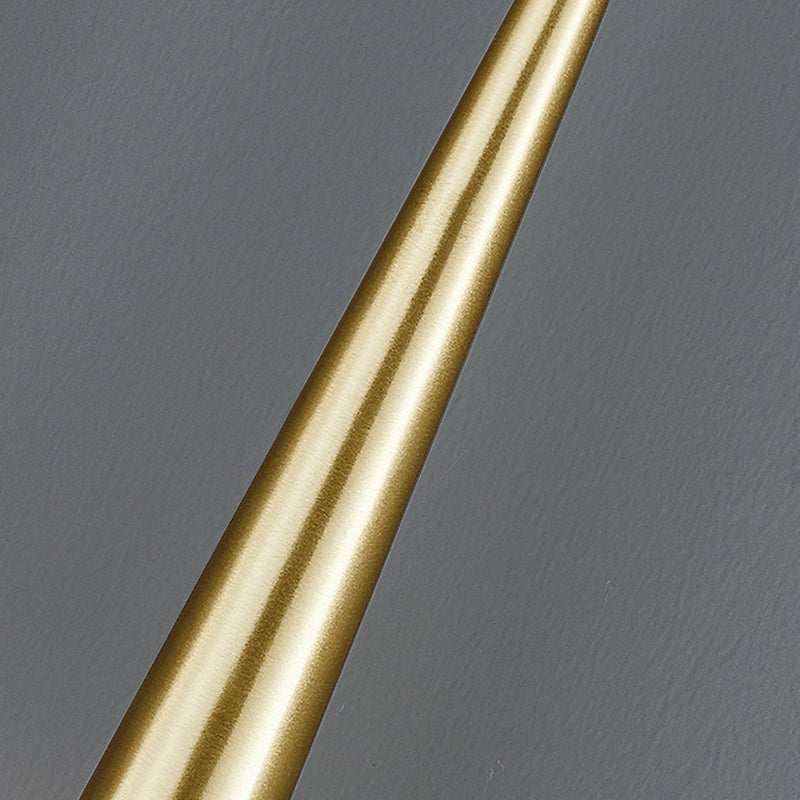 Simple Full Copper Long Wire Slim Tapered Design LED Pendant Light