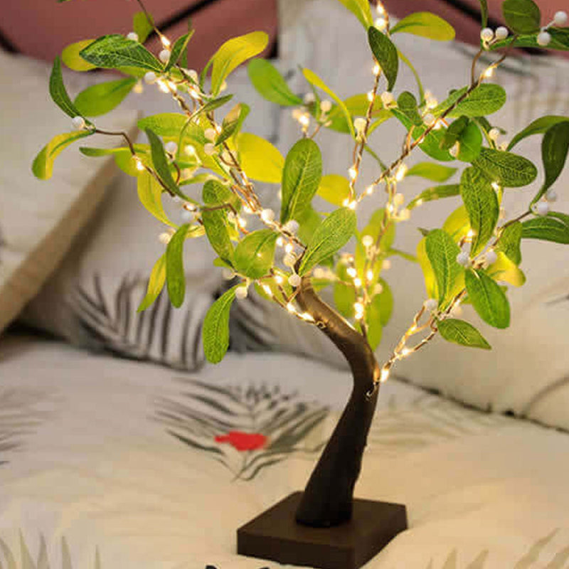 Lampe de table décorative à LED en forme d&