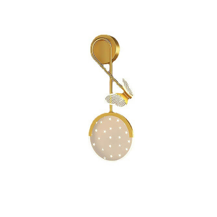Kreatives modernes Acryl-Schmetterlingsstern-Design LED Wandleuchte 