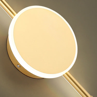 تصميم سيف طويل أكريليك حديث لمصباح حائط LED 