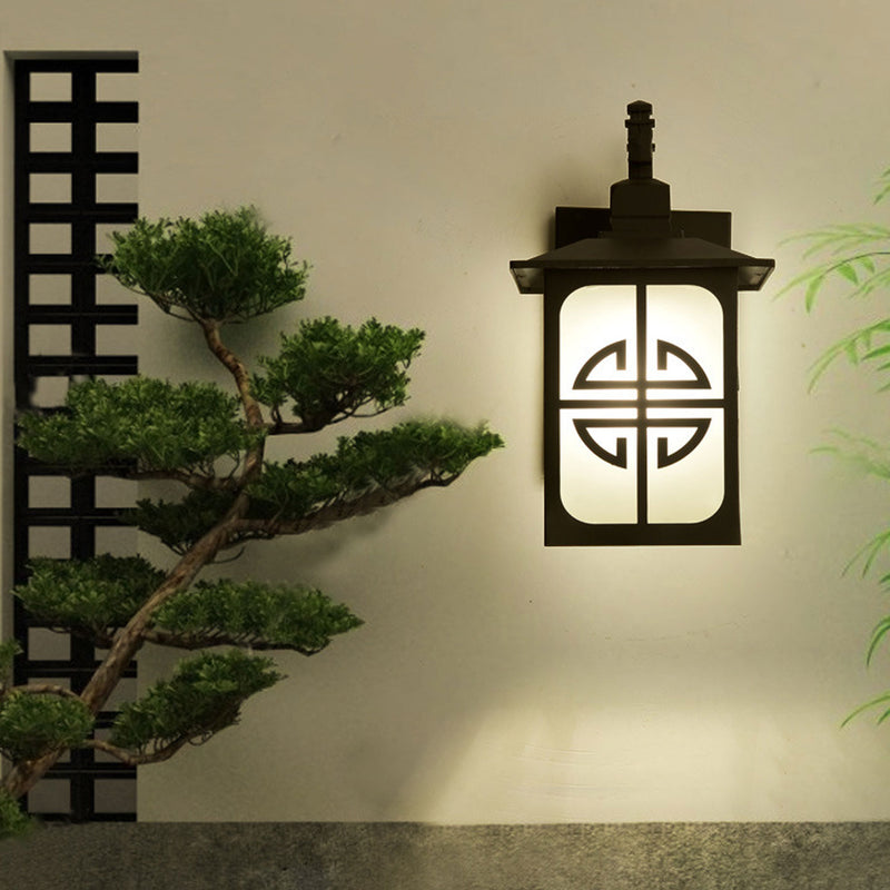 Chinese Outdoor Waterproof 1-Light Garden Light Wall Sconce Lamp