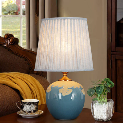 Nordic Light Luxury Ceramics 1-Light Table Lamp
