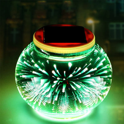 Solar Waterproof Stereo Fireworks Effect LED Outdoor Decorative Light