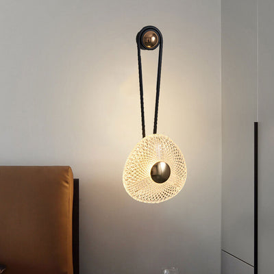 مصباح حائط LED دائري من الألمنيوم المطاوع الفاخر من النورديك 