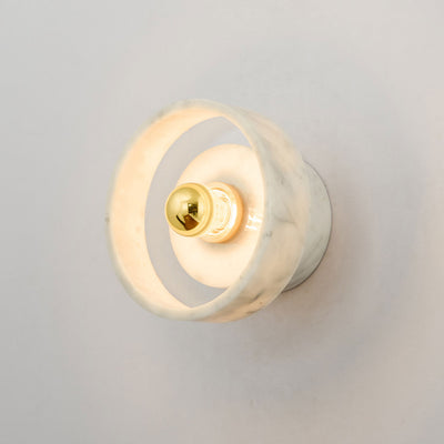 Nordic Light Luxury Marble 1-Light Wall Sconce Lamp