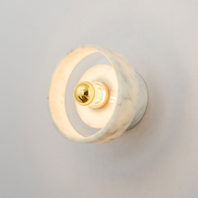 Nordic Light Luxury Marble 1-Light Wall Sconce Lamp