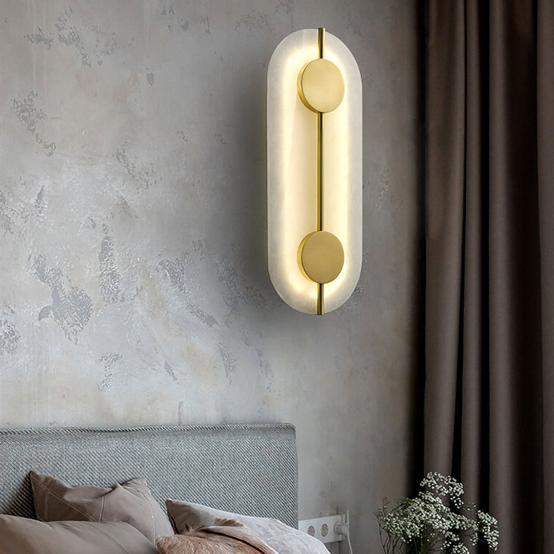 Moderne Eisenkreis LED Wandleuchte 