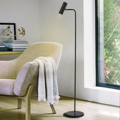 Industrial Iron Simple Lamp Base Adjustable LED Standing Floor Lamp
