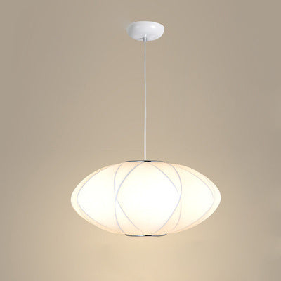 Creative Minimalist Fabric Lantern 1-Light Pendant Light