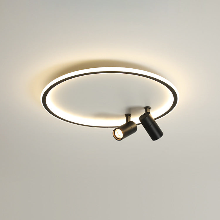 الثريا العصرية الصناعية الدائرية والمصباح الكشاف LED 
