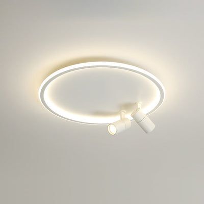 الثريا العصرية الصناعية الدائرية والمصباح الكشاف LED 
